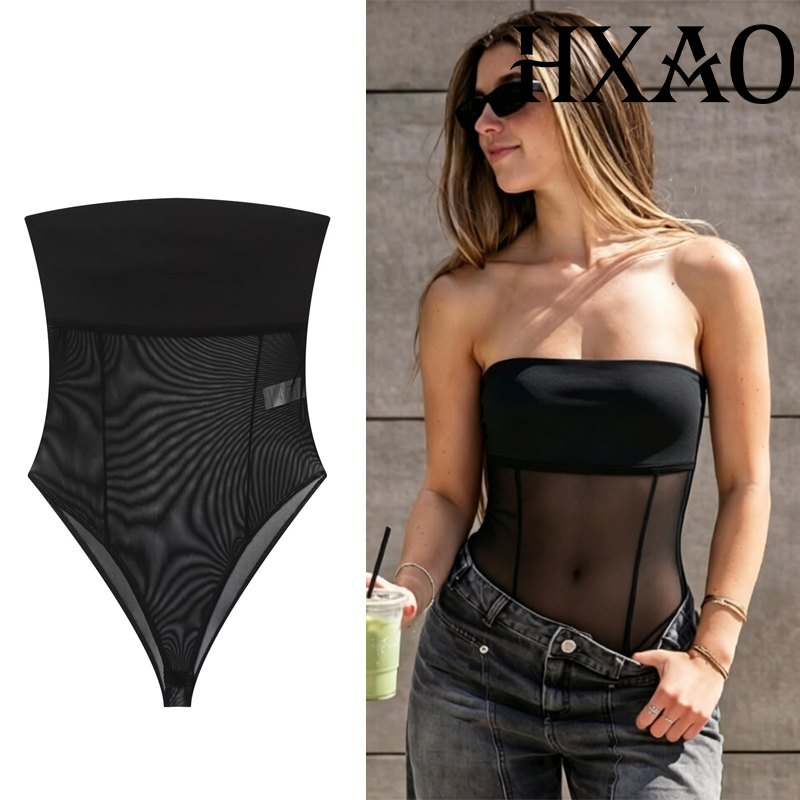 Strapless Bra Backless - HXAO بودي سوت نسائي صيفي من