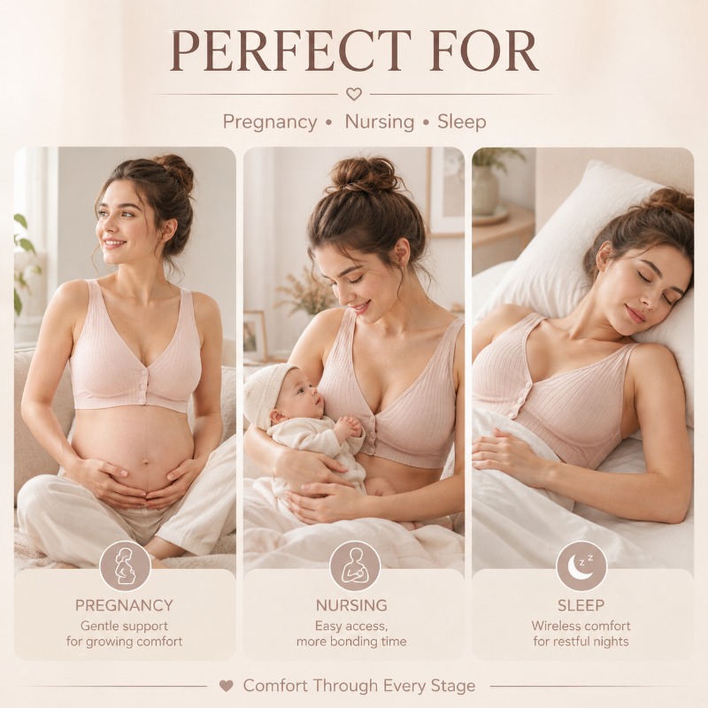 حمالة صدر للرضاعة للنساء، حمال - مراجعة Nursing Bra Sleep وسعره